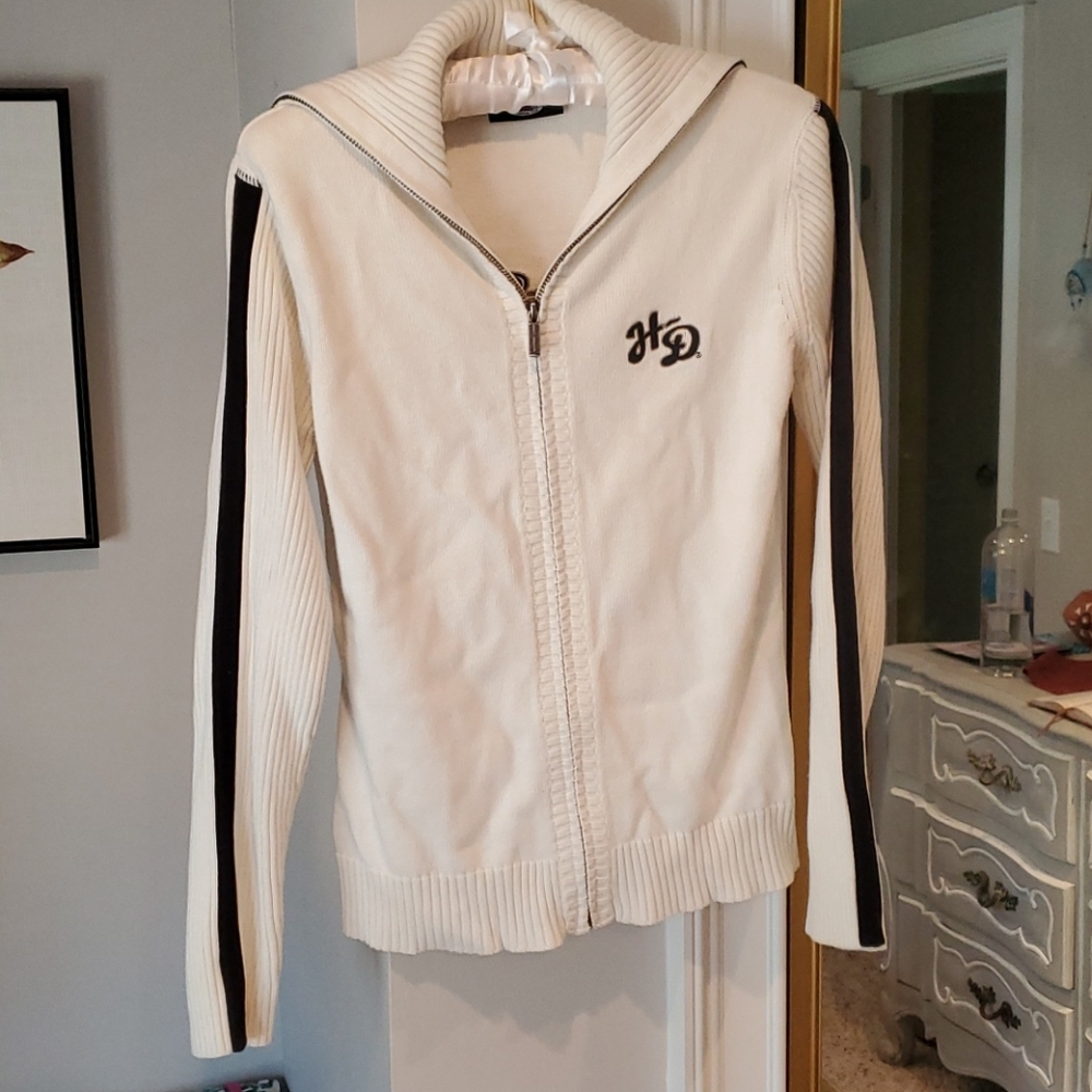 Harley Davidson zip sweater
